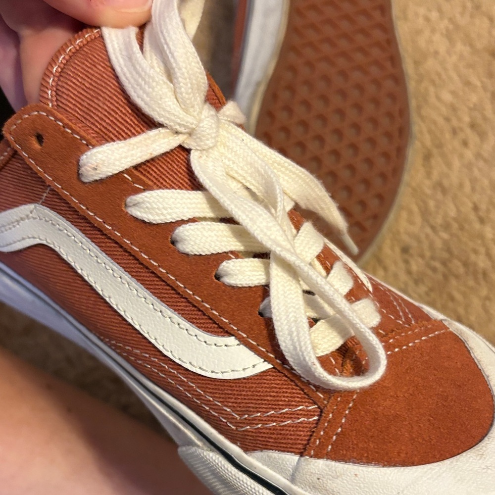 Vans ultracush Women's Sneakers in Rust and White - Picture 4 of 4